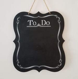 To Do Hanging Chalk Board